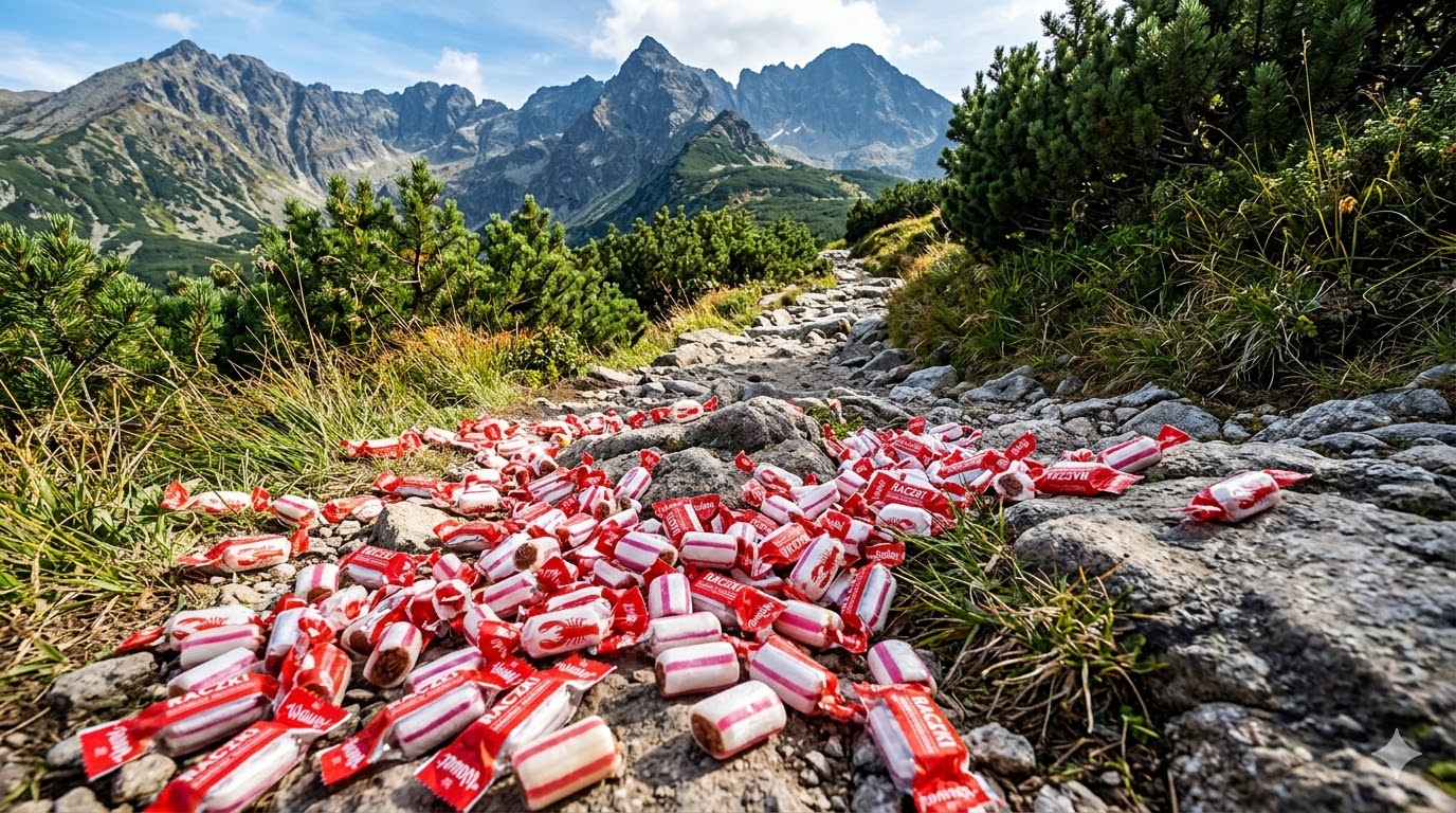 Pół kilo raczków na szlaku